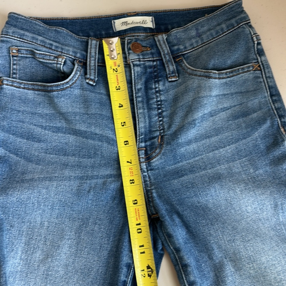 MADEWELL Classic Blue Skinny Jeans. - Picture 8 of 14